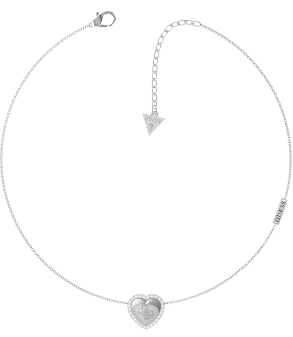 Guess That's Amore Necklace - Silver