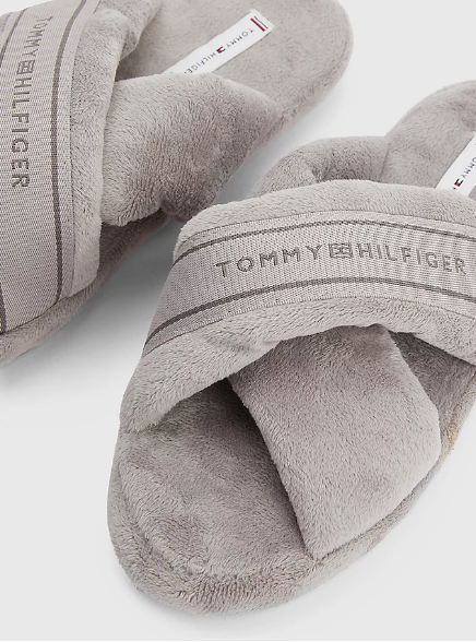 Tommy Hilfiger Logo Tape Strap Slippers