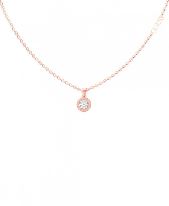 Guess Colour My Day Rose Gold Crystal Necklace