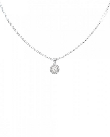 Guess Colour My Day Silver Crystal Necklace