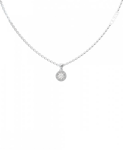 Guess Colour My Day Silver Crystal Necklace
