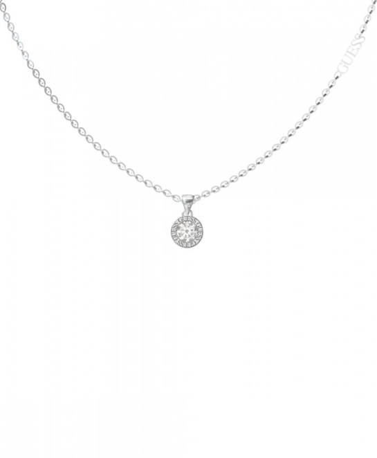 Guess Colour My Day Silver Crystal Necklace