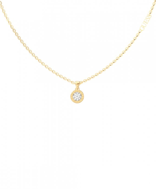 Guess Colour My Day Gold Crystal Necklace