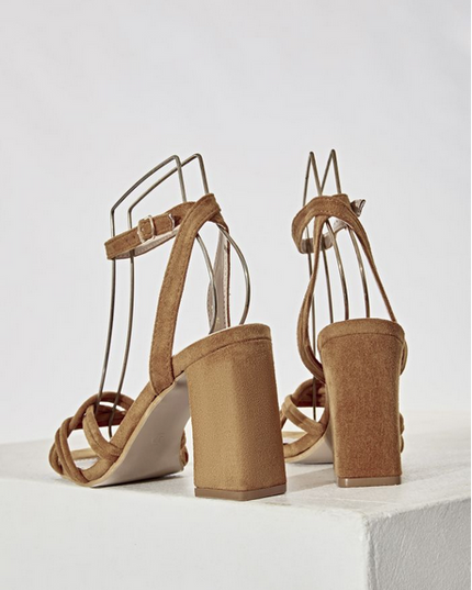 Raya Block Heels - Camel