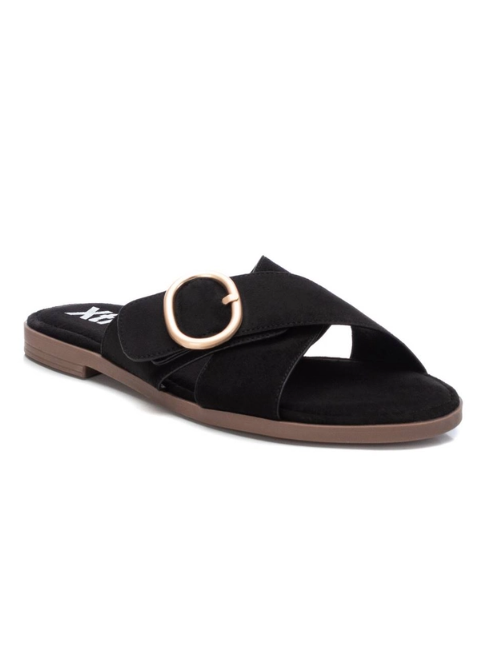 Slip on 2025 sandals black