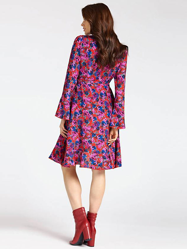 Guess Thea Dress - Red Multi
