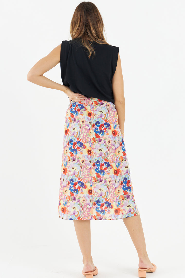 Baba Floral Printed Skirt