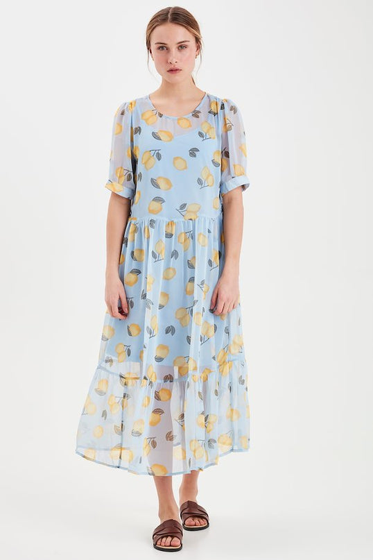 Kamala Dress - Cashmere Blue