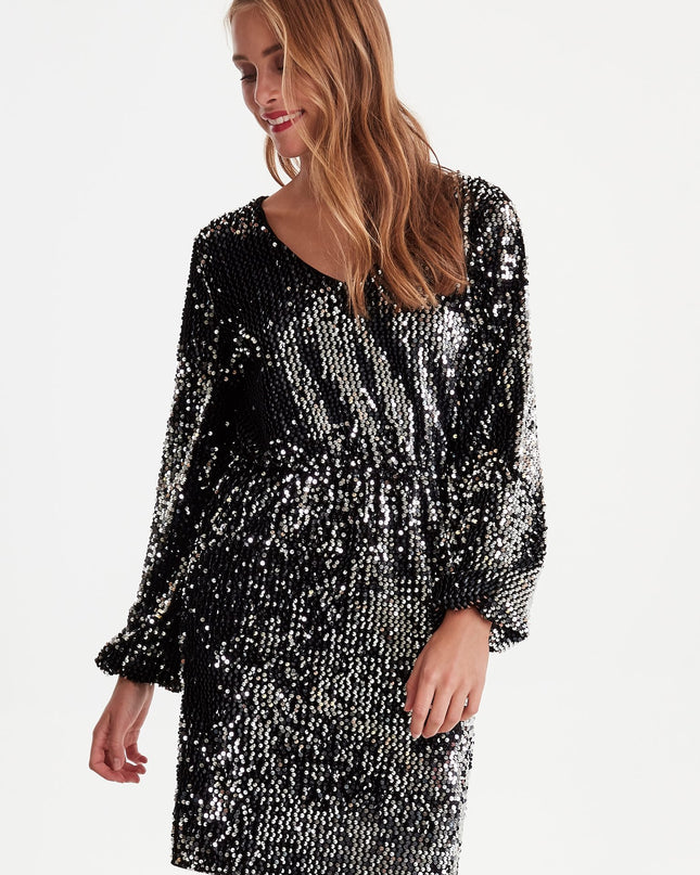 Wilde Dress - Silver Sparkle