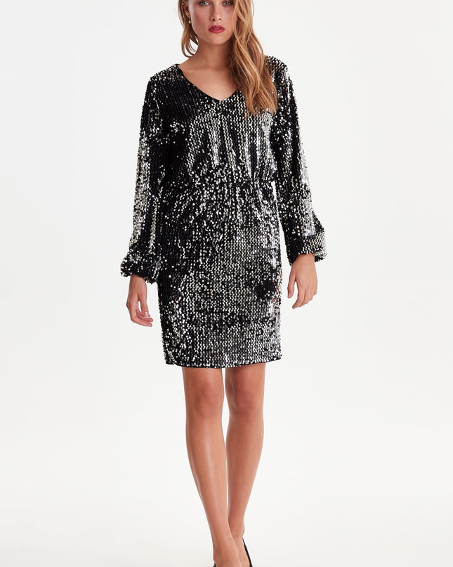 Wilde Dress - Silver Sparkle